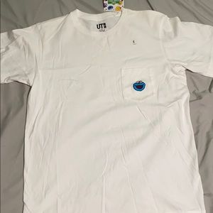 Uniqlo x Kaws Cookie Monster Shirt